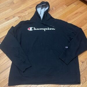 Unisex Black Champion Hoodie